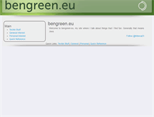 Tablet Screenshot of bengreen.eu